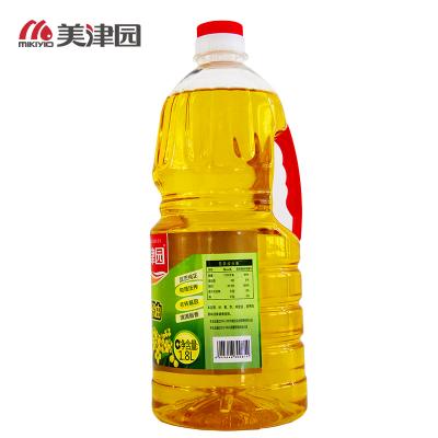 美津园 非转基因 物理压榨 纯香菜籽油1.8L