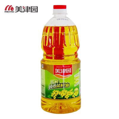 美津园 非转基因 物理压榨 纯香菜籽油1.8L